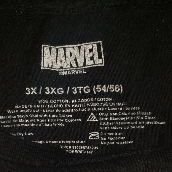 MARVEL VENOM BLACK T-SHIRT - Picture 2 of 2
